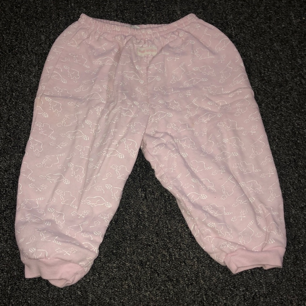 Baby roots sweatpants with matching hat